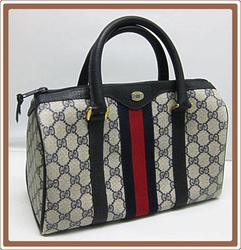 vintage gucci bags 1980s blue